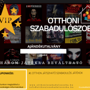 VIP Otthoni csomag - 3 választható játék Ajándékba (kivéve a 360 virtuális játékok, Bűnügyi Akták, 12 nap nyomozás, Game of Squids játék))