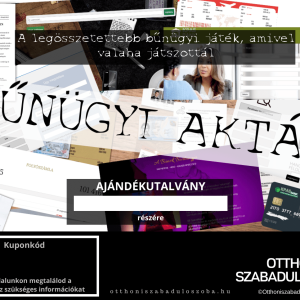 Bűnügyi Akták Ajándékutalvány