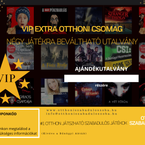VIP Extra otthoni csomag – 4 választható játék ajándékba (360 virtuális játékok is, kivéve a Bűnügyi Akták és 12 nap nyomozás, Game of Squids játék)