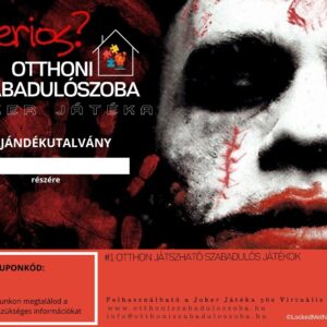 Joker Játéka 360 Virtuális játék Ajándékutalvány