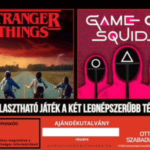 Egy választható játék a két legnépszerűbb téma közül