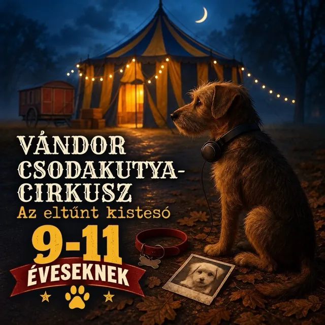Vándor Csodakutya-Cirkusz – Az eltűnt kistesó (9–11 éveseknek) Vándor Csodakutya-Cirkusz – Az eltűnt kistesó (9–11 éveseknek)